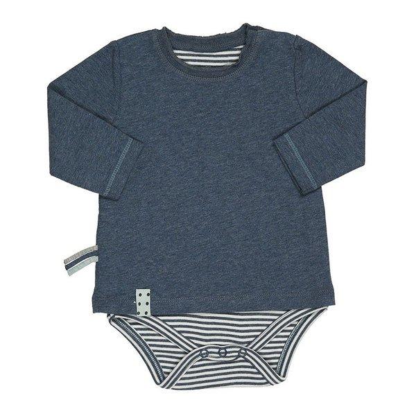 Langarm-bodyshirt Unisex Indigo 0-3M von OrganicEra