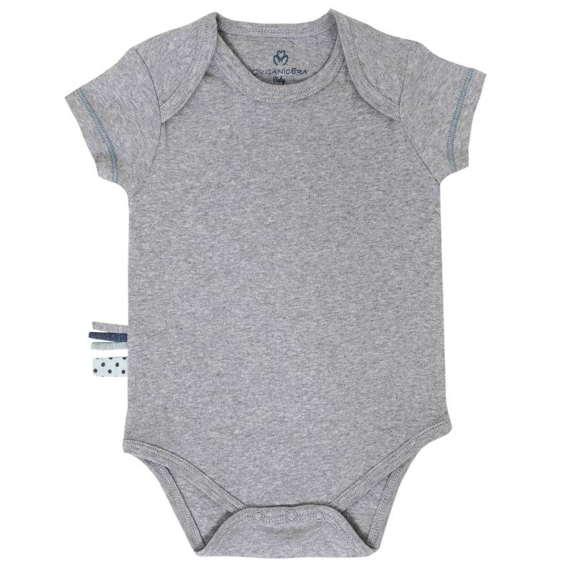 Kurzarm-body Unisex Taubengrau 12-18M von OrganicEra