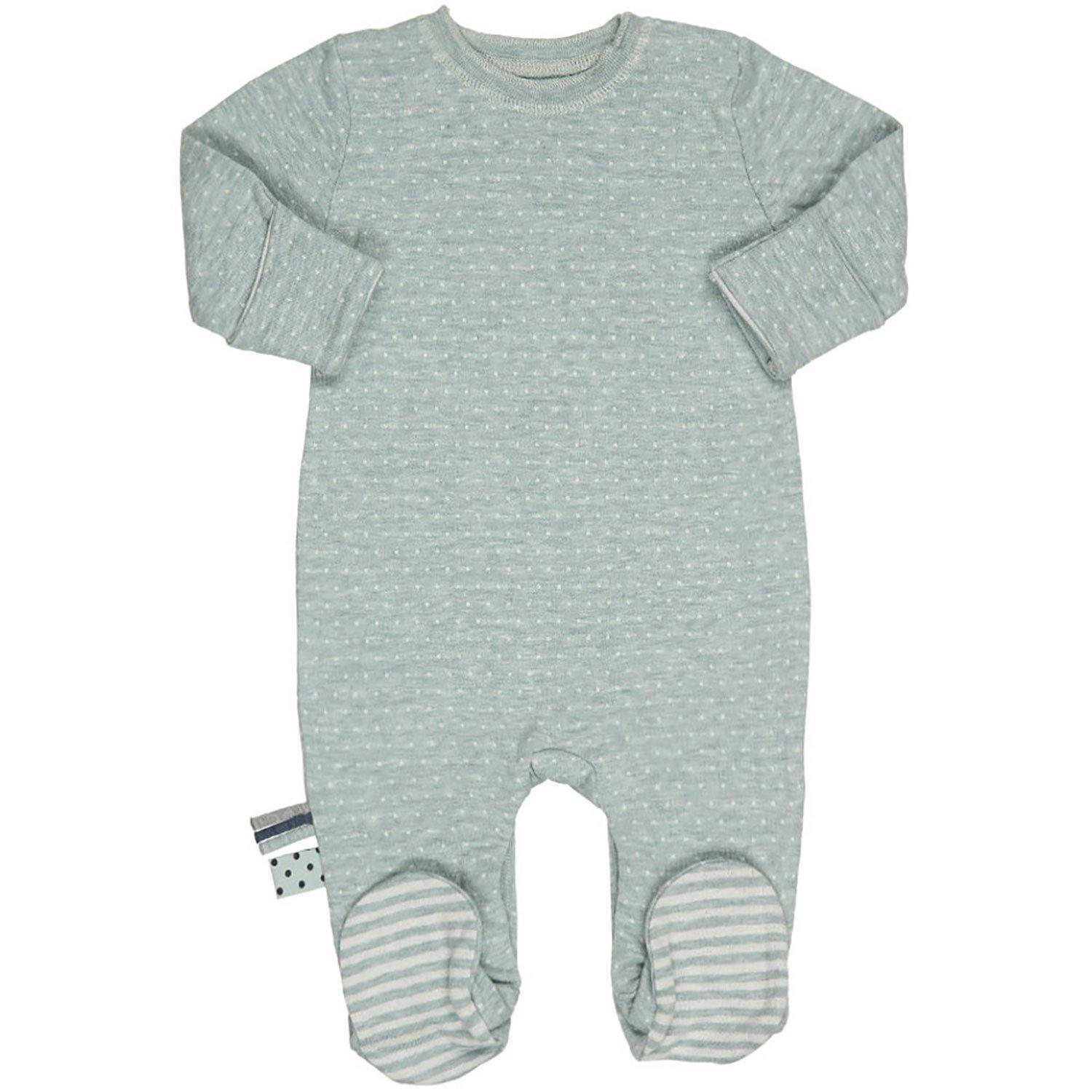 Schlafstrampler Unisex Pastellgrün 12-18M von OrganicEra