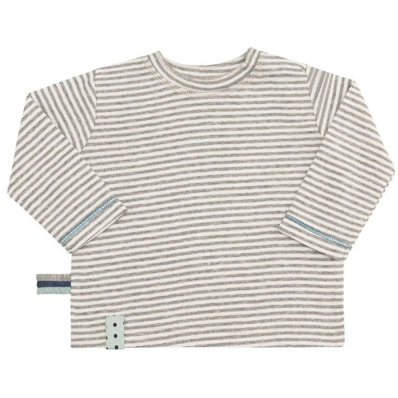 Langarm-shirt Unisex Taubengrau 12-18M von OrganicEra