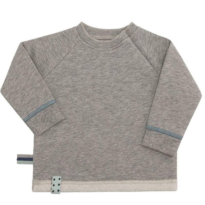 Sweatshirt Aus Bio-baumwolle Unisex Taubengrau 12-18M von OrganicEra