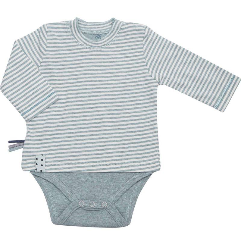 Langarm-bodyshirt Unisex Pastellgrün 12-18M von OrganicEra