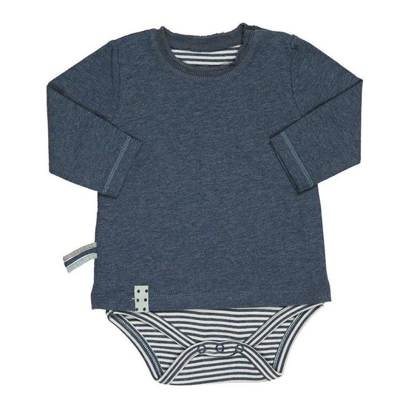 Langarm-bodyshirt Unisex Indigo 18-24M von OrganicEra