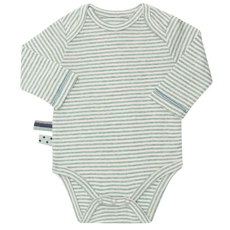 Langarm-body Unisex Pastellgrün 18-24M von OrganicEra