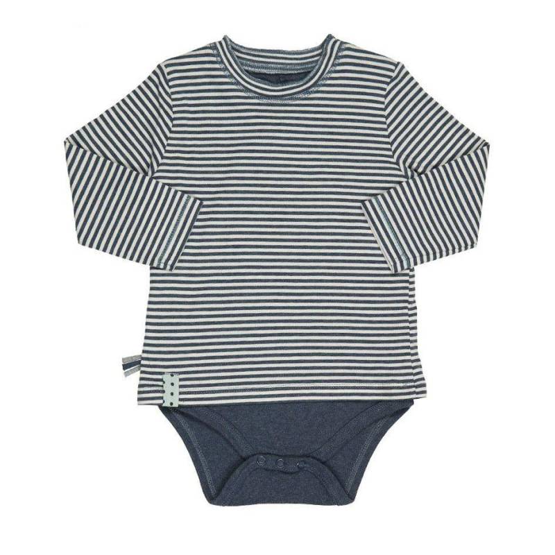 Langarm-bodyshirt Unisex Indigo 18-24M von OrganicEra