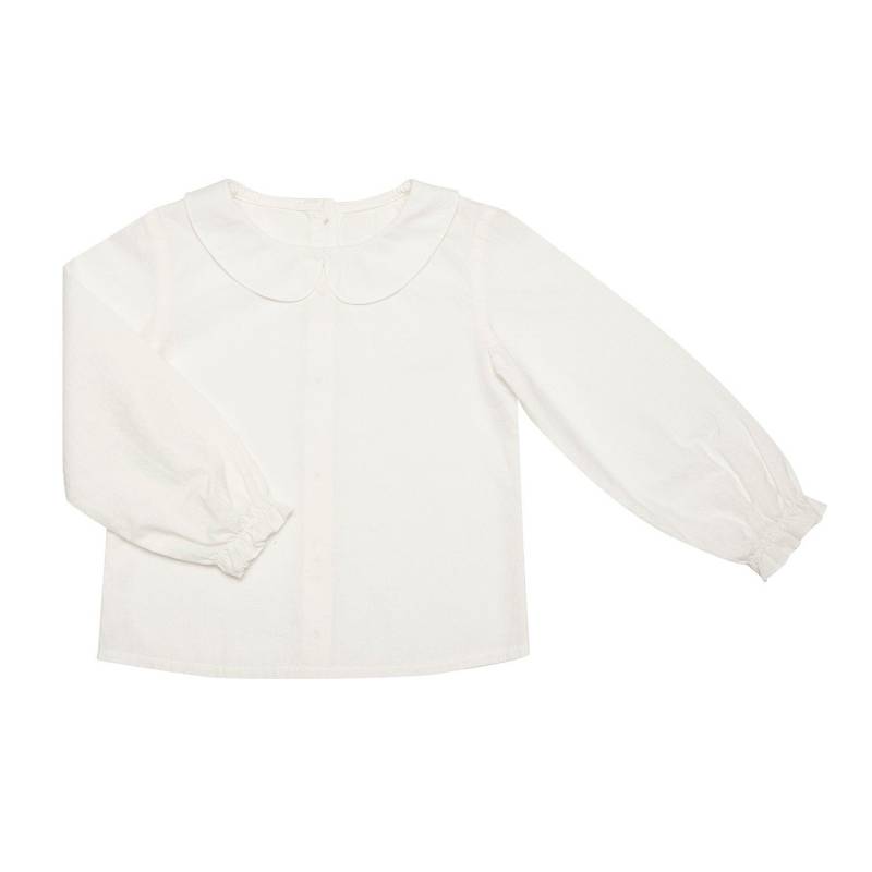 Blouse Mädchen Offwhite 2-3A von OrganicEra