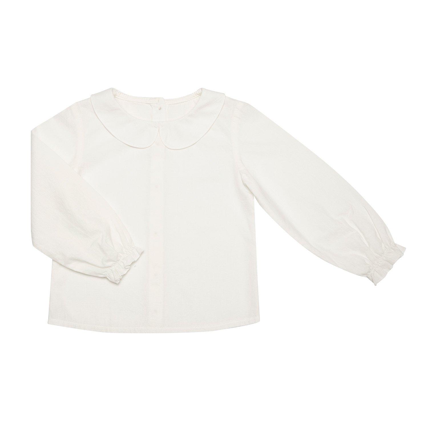 Blouse Mädchen Offwhite 3-4A von OrganicEra