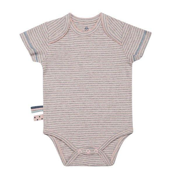 Kurzarm-body Unisex Rosa 3-6M von OrganicEra