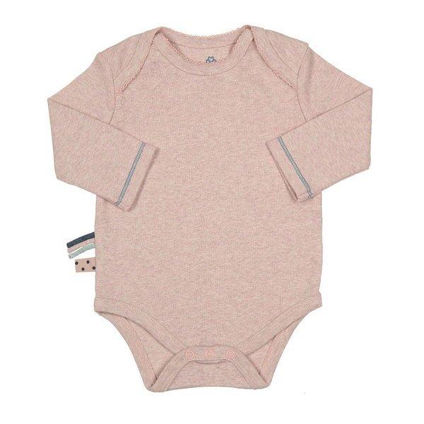 Langarm-body Unisex Rosa 3-6M von OrganicEra