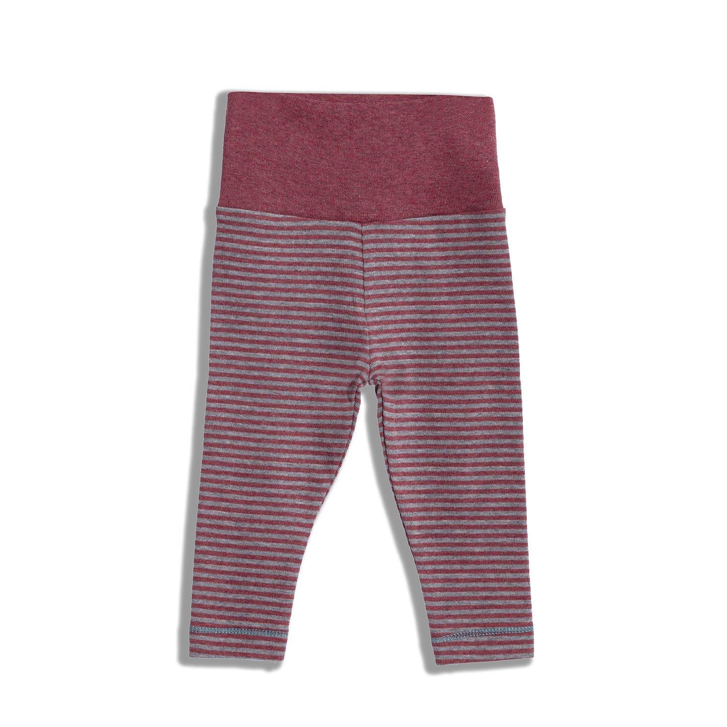 Leggings Unisex Bordeaux 6-12 mesi von OrganicEra