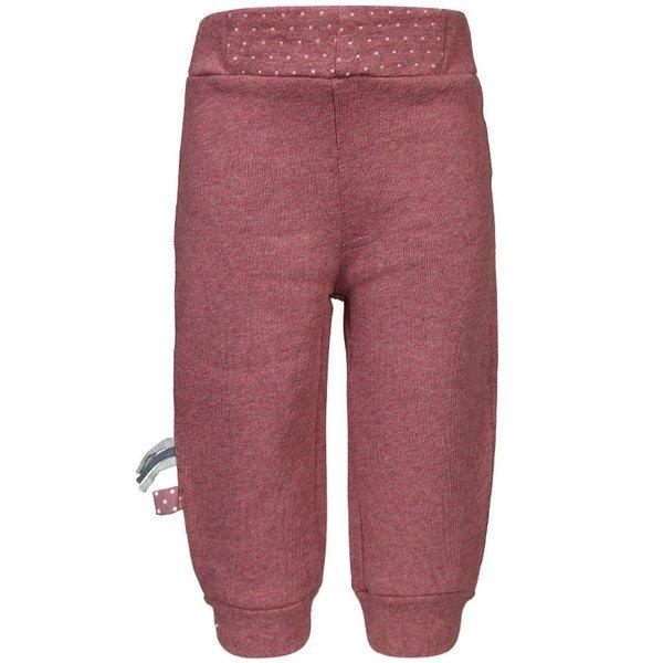 Sweathose Unisex Bordeaux 6-12 mesi von OrganicEra