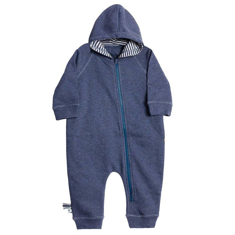 Kapuzen-strampler Unisex Indigo 6-12 mesi von OrganicEra