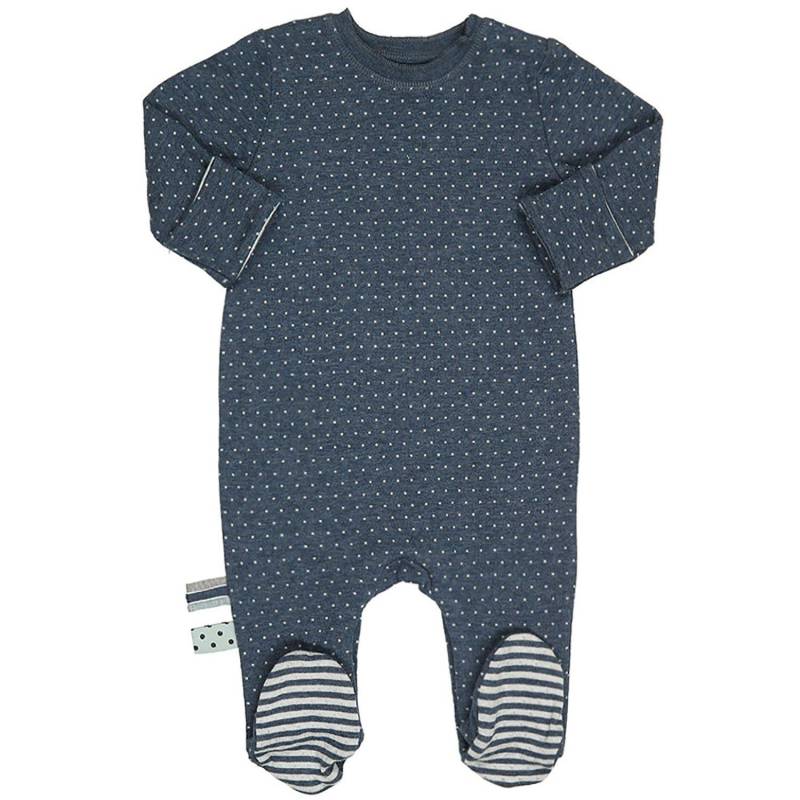 Schlafstrampler Unisex Indigo 6-9M von OrganicEra