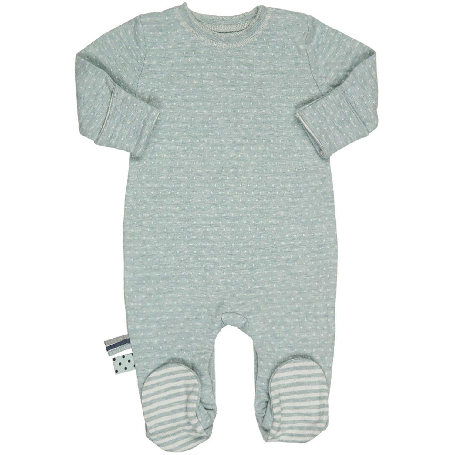 Schlafstrampler Unisex Pastellgrün 6-9M von OrganicEra