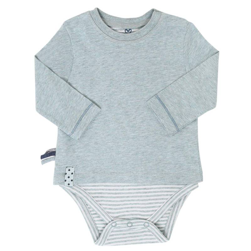 Langarm-bodyshirt Unisex Pastellgrün 0-3M von OrganicEra