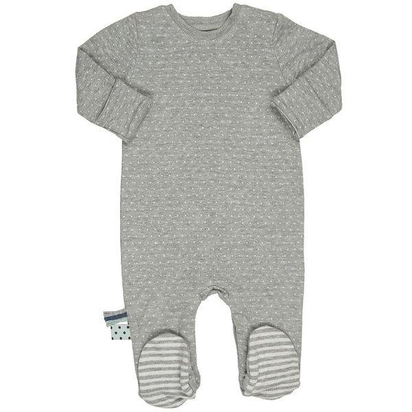 Schlafstrampler Unisex Taubengrau 12-18M von OrganicEra