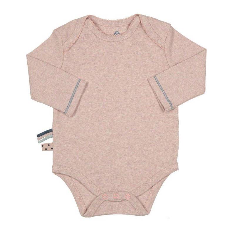 Langarm-body Unisex Rosa 18-24M von OrganicEra