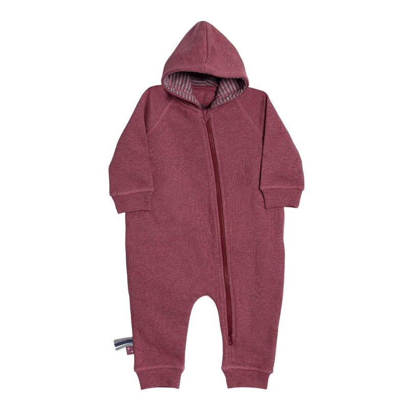 Kapuzen-strampler Unisex Bordeaux 18-24M von OrganicEra