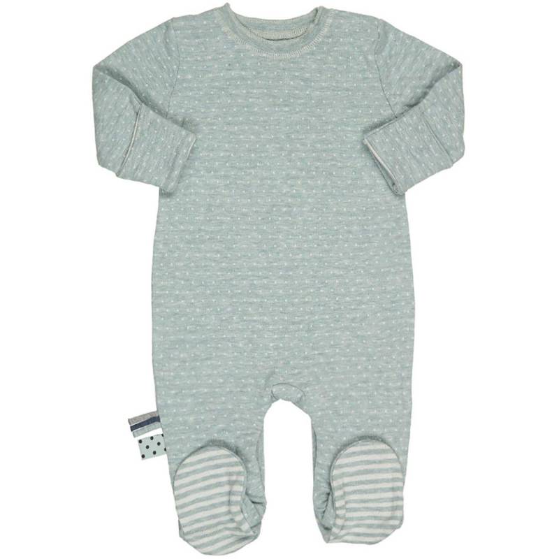 Schlafstrampler Unisex Pastellgrün 3-6M von OrganicEra