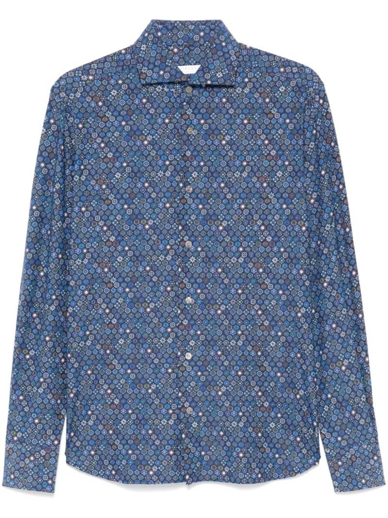 Orian graphic-print shirt - Blue von Orian