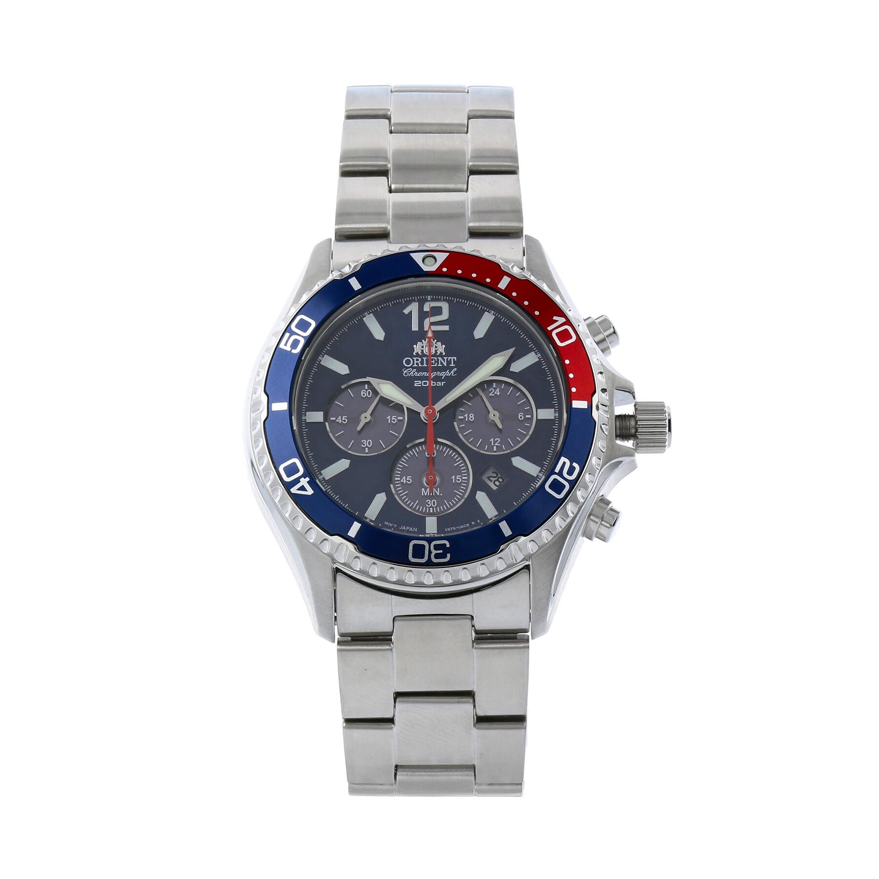 Uhr Orient Mako Solar RA-TX0201L10B Silberfarben Uhr Orient Mako Solar RA-TX0201L10B Silberfarben von Orient
