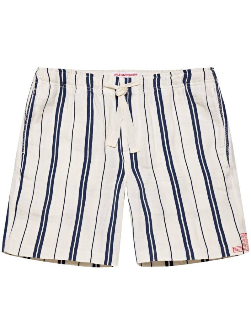 Orlebar Brown Alex Ribbon Striped shorts - Blue von Orlebar Brown