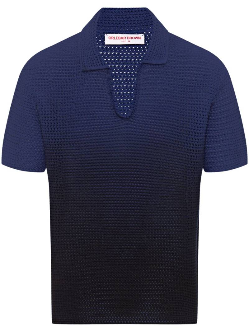 Orlebar Brown Batten polo shirt - Blue von Orlebar Brown