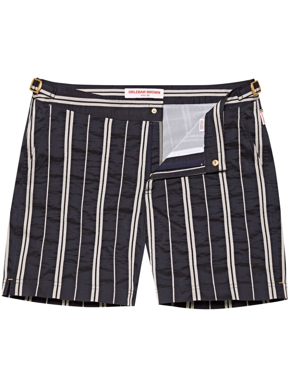 Orlebar Brown Bulldog Ribbon Striped swim shorts - Blue von Orlebar Brown