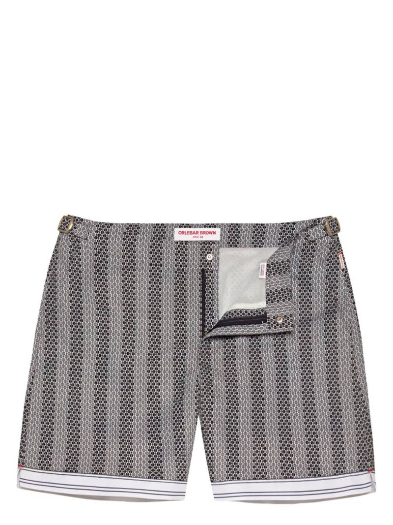 Orlebar Brown Bulldog Rills swim shorts - Grey von Orlebar Brown