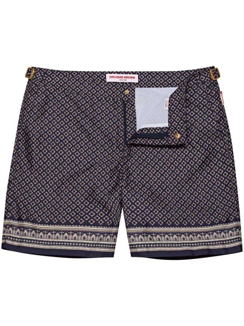 Orlebar Brown Bulldog Solmio swim shorts - Blue von Orlebar Brown