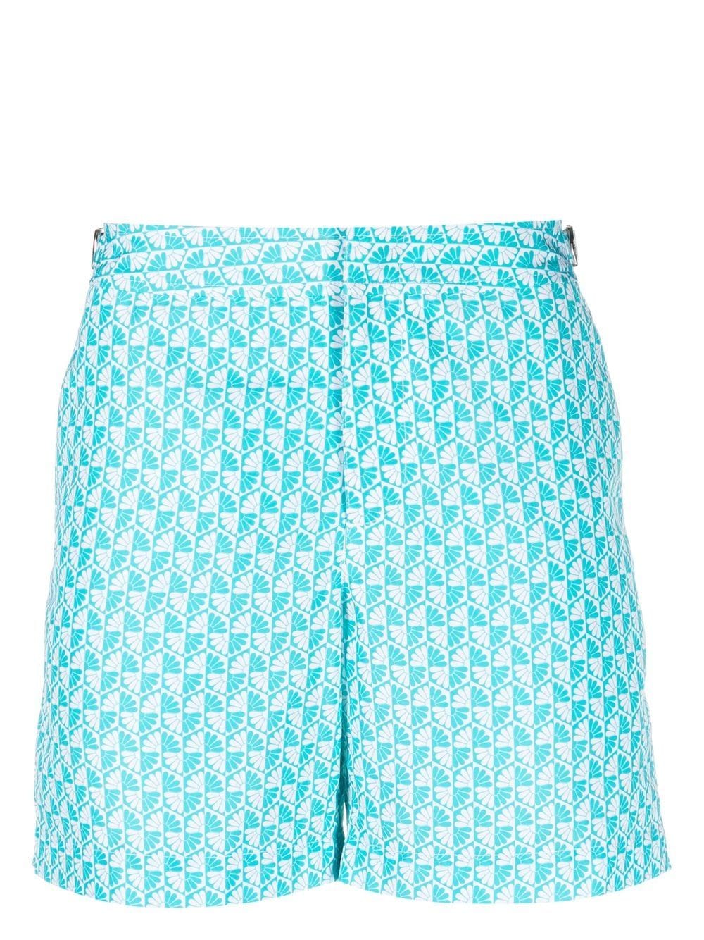 Orlebar Brown Bulldog graphic-print swim shorts - Blue von Orlebar Brown