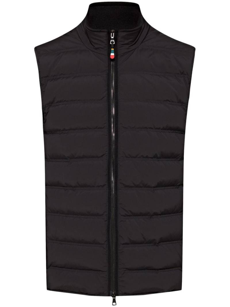 Orlebar Brown Fitzroy padded gilet - Black von Orlebar Brown