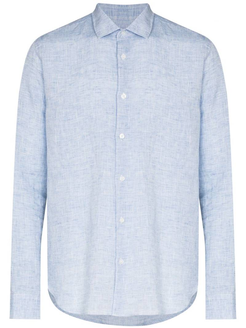 Orlebar Brown Giles linen shirt - Blue von Orlebar Brown