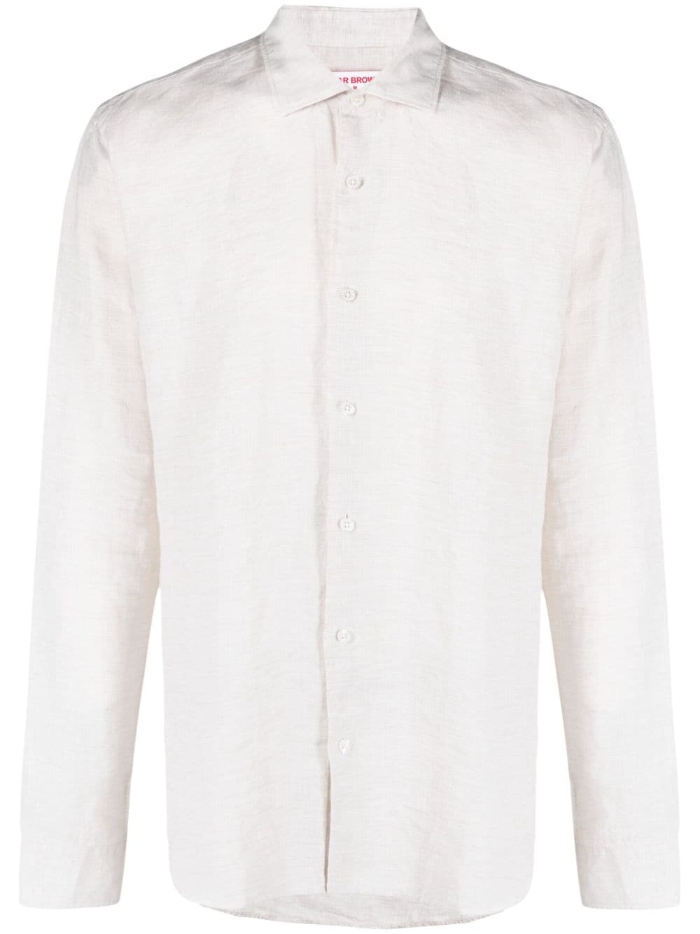 Orlebar Brown Giles linen shirt - Neutrals von Orlebar Brown