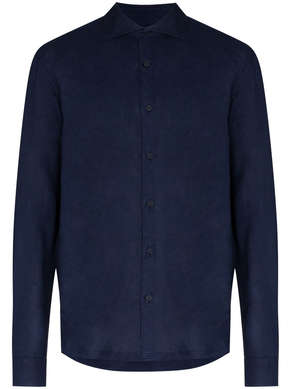 Orlebar Brown Giles long-sleeve shirt - Blue von Orlebar Brown