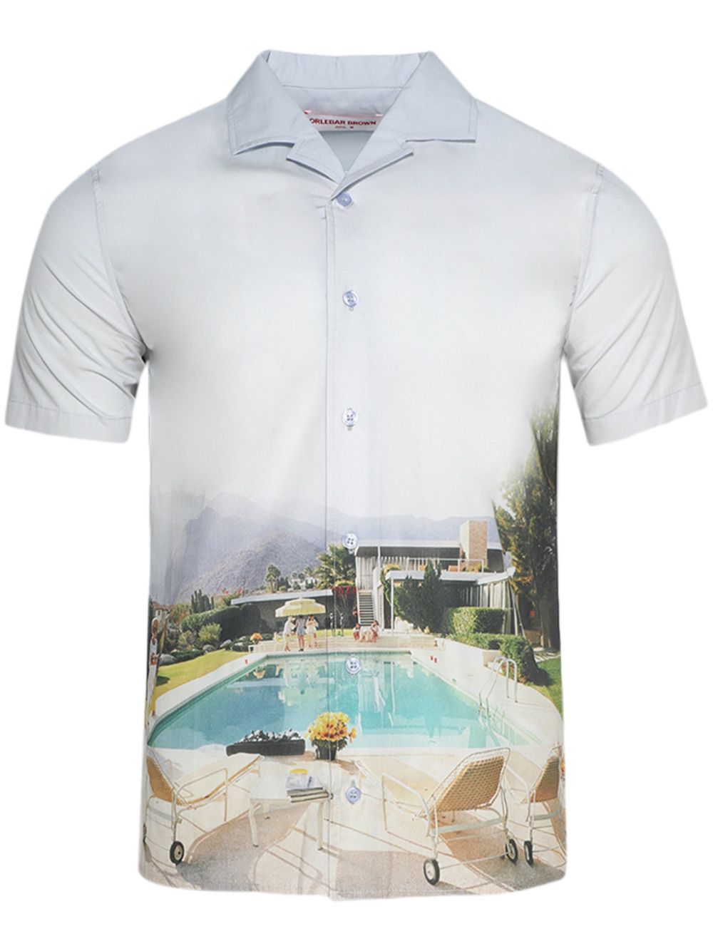 Orlebar Brown Hibbert Photographic shirt - White von Orlebar Brown