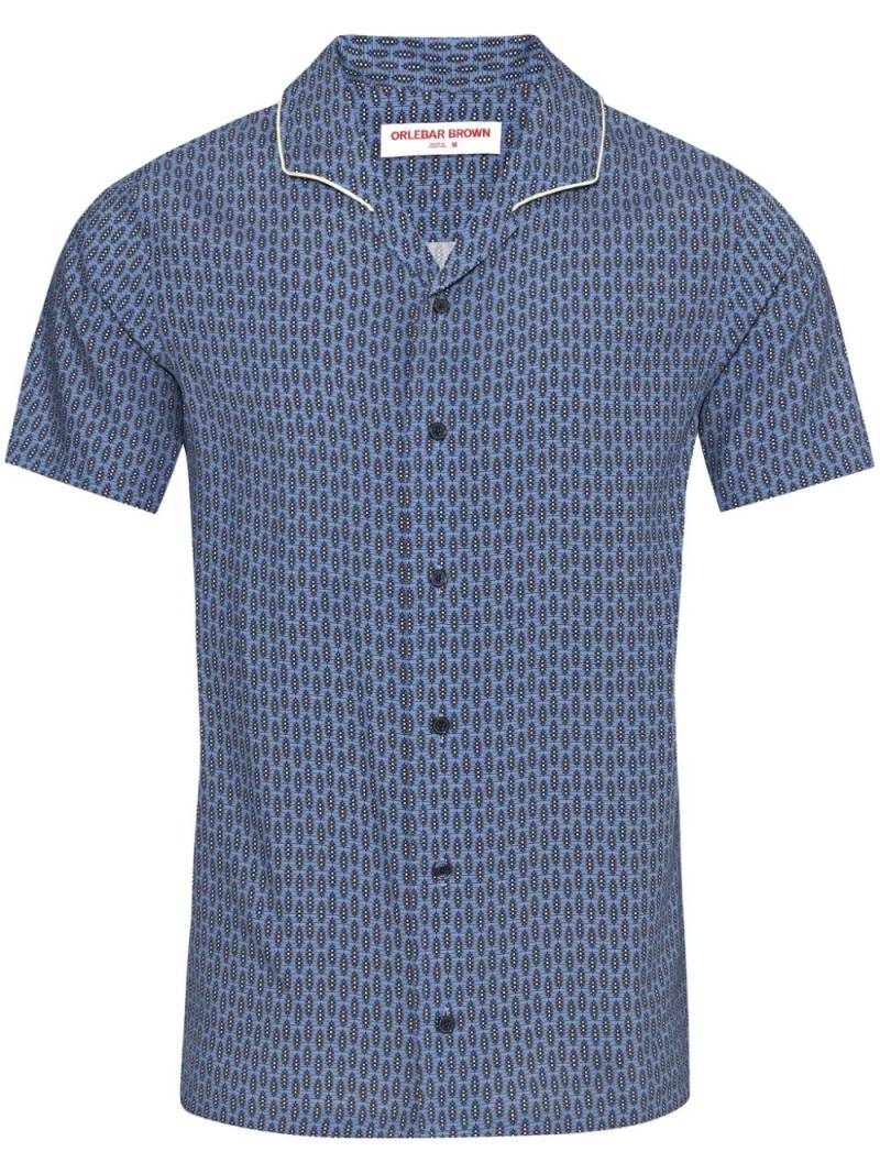 Orlebar Brown Hibbert shirt - Blue von Orlebar Brown