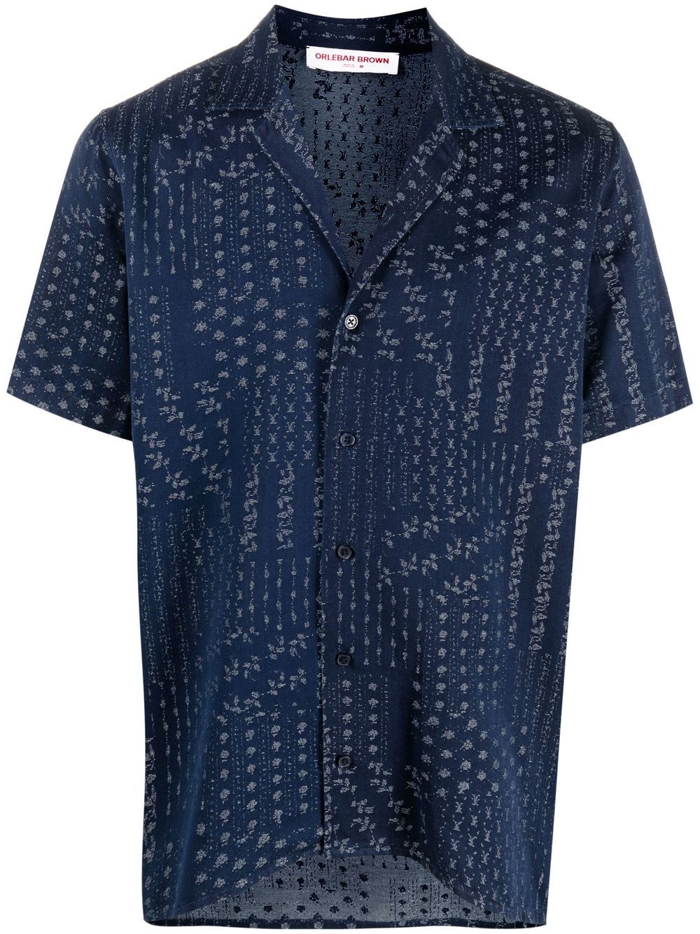 Orlebar Brown Hibbert short-sleeve shirt - Blue von Orlebar Brown