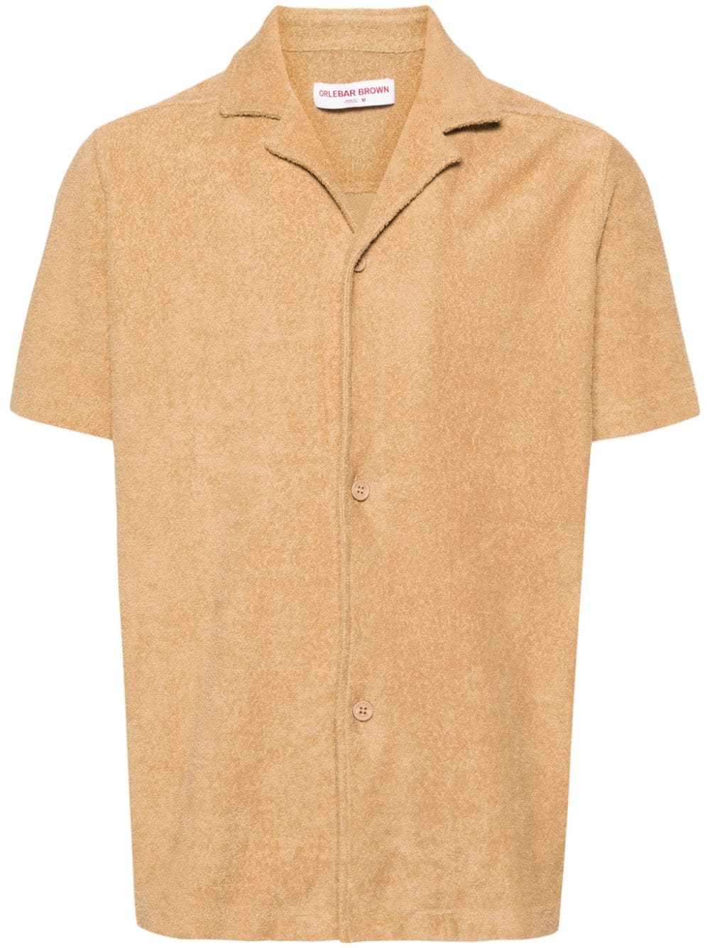 Orlebar Brown Howell towelling-finish shirt - Neutrals von Orlebar Brown