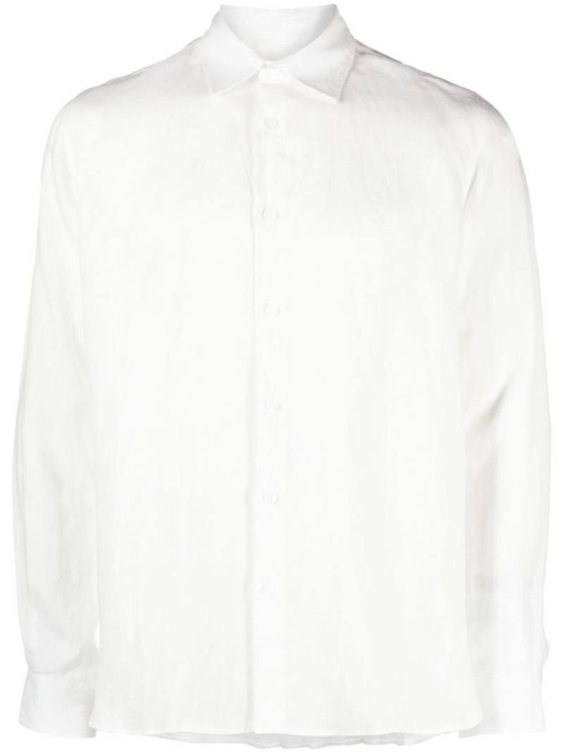 Orlebar Brown Justin pointed-collar linen shirt - White von Orlebar Brown