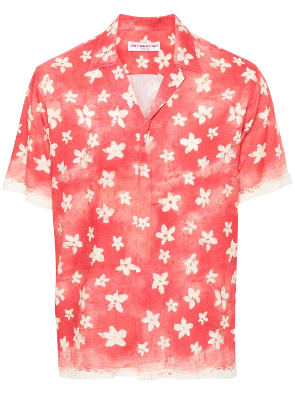 Orlebar Brown Maitan floral-print shirt - Red von Orlebar Brown