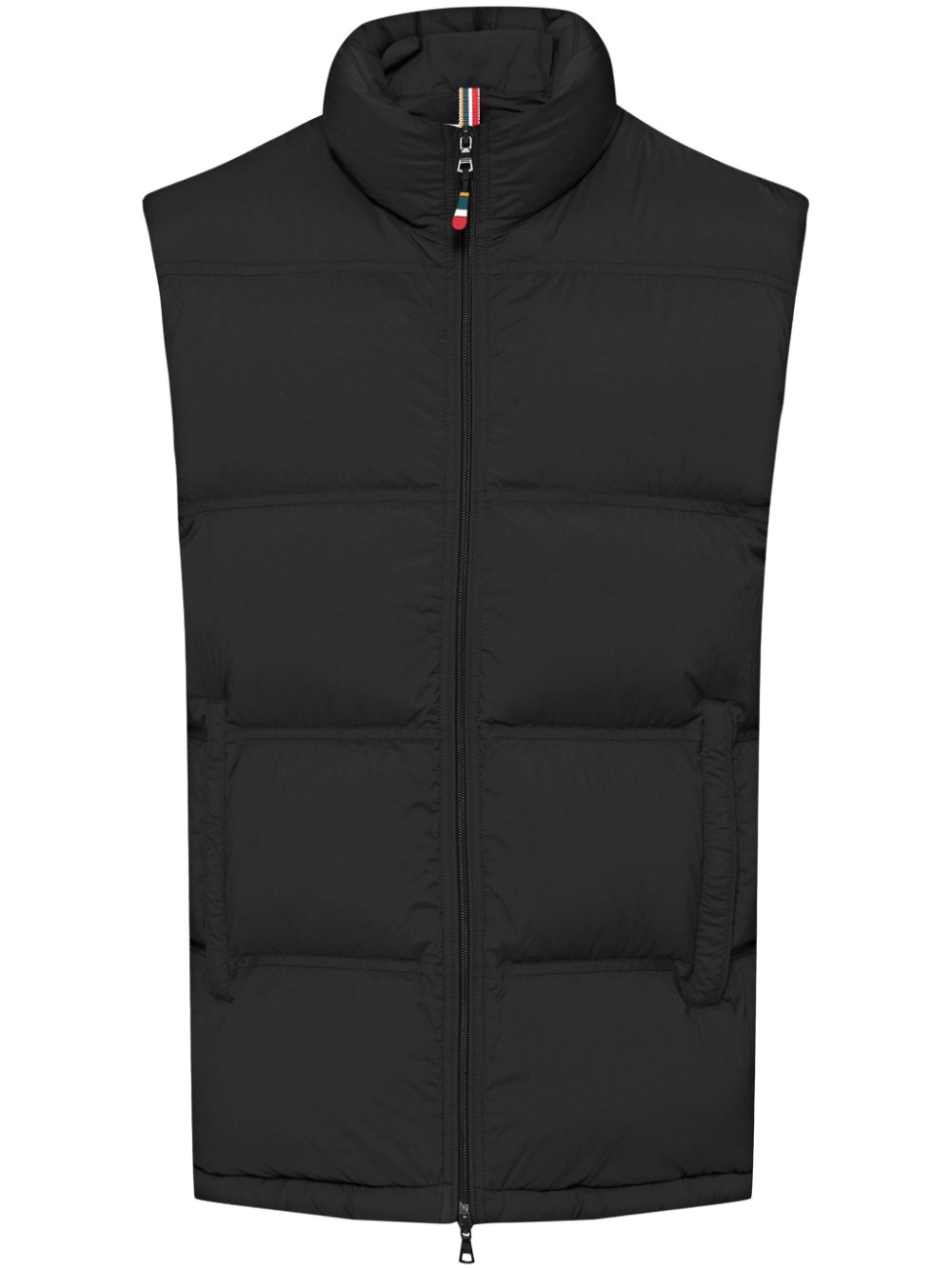 Orlebar Brown Malik padded gilet - Black von Orlebar Brown