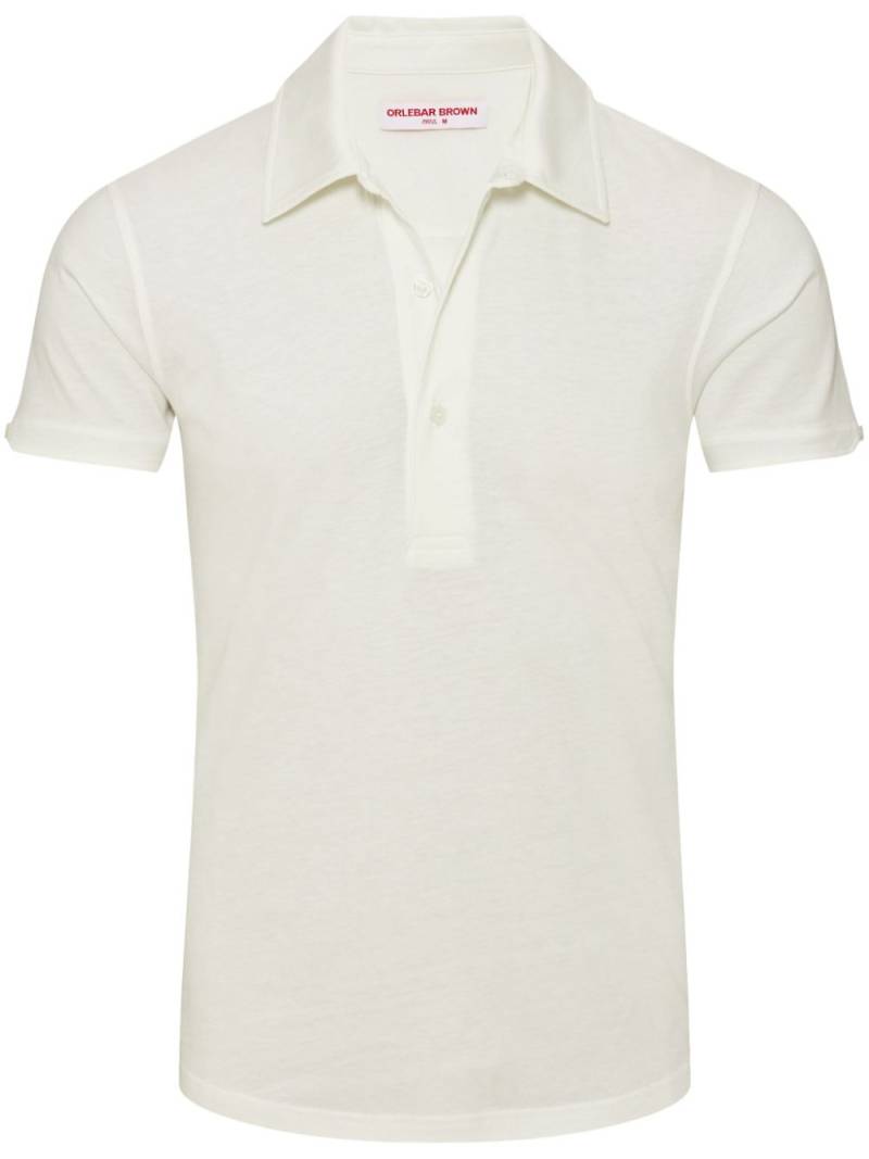 Orlebar Brown Sebastian polo shirt - White von Orlebar Brown