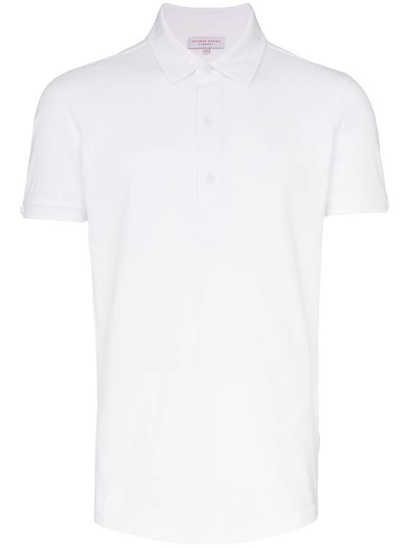 Orlebar Brown Sebastian cotton polo shirt - White von Orlebar Brown