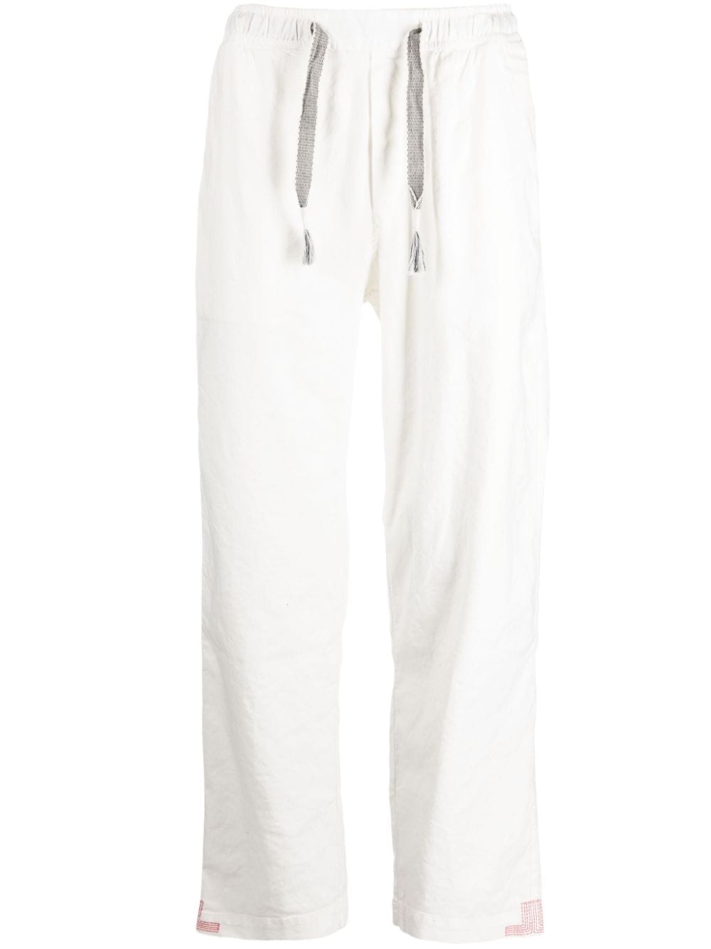 Orlebar Brown Sonoran contrast-stitching drawstring trousers - White von Orlebar Brown