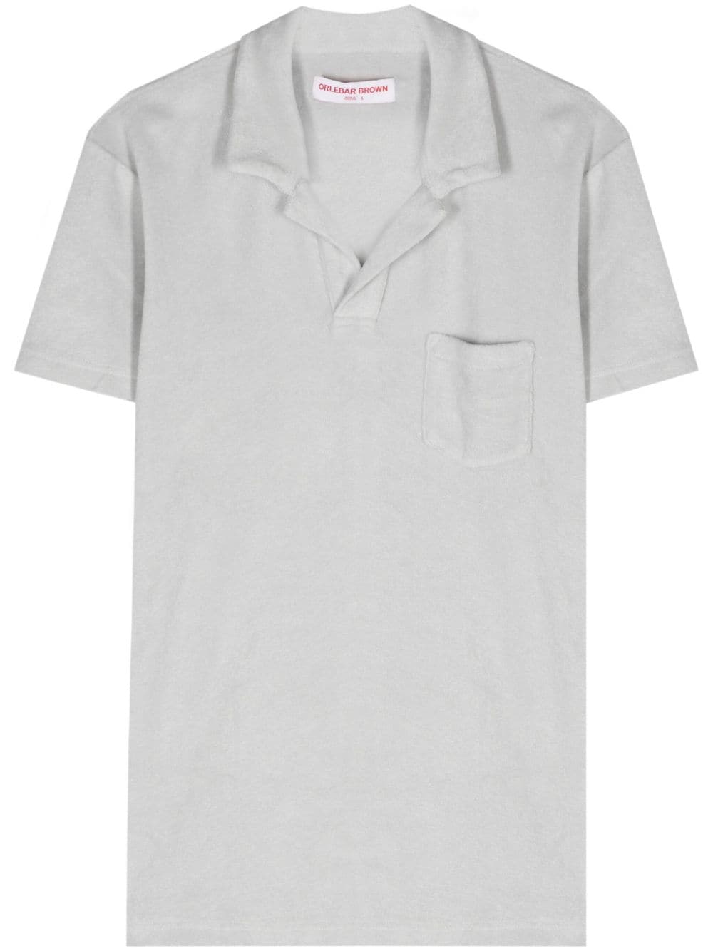Orlebar Brown Terry Towelling polo shirt - Grey von Orlebar Brown