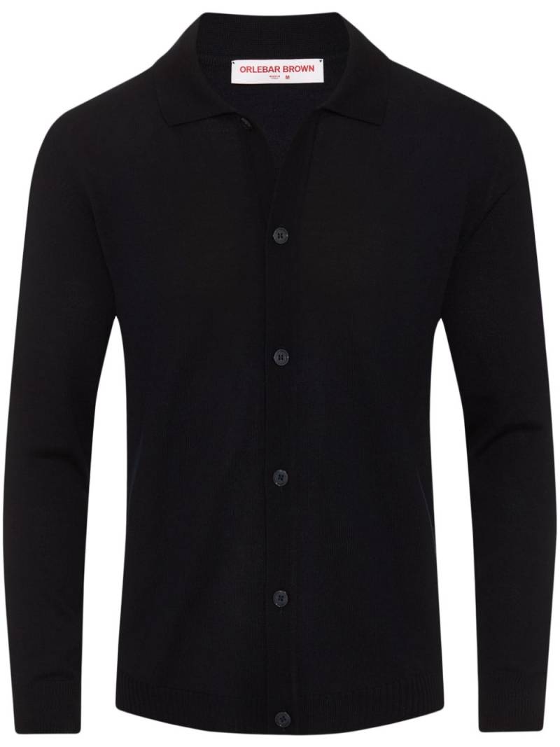 Orlebar Brown Tiernan shirt - Black von Orlebar Brown