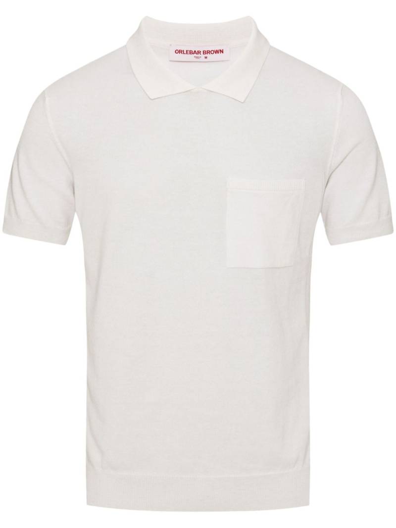 Orlebar Brown Wilder polo shirt - White von Orlebar Brown