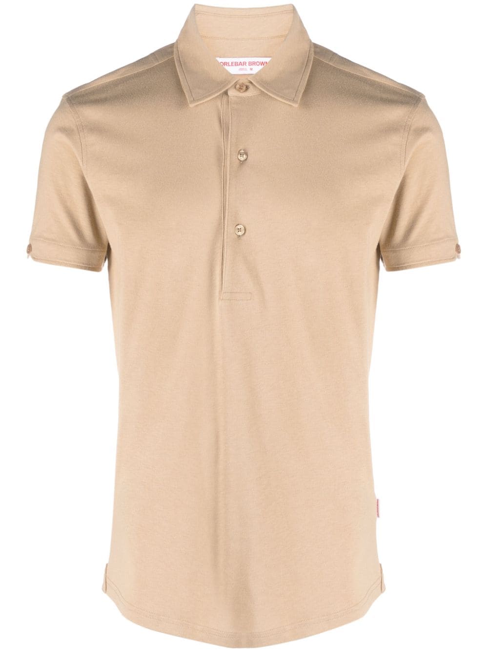 Orlebar Brown button-up short-sleeve polo shirt - Neutrals von Orlebar Brown