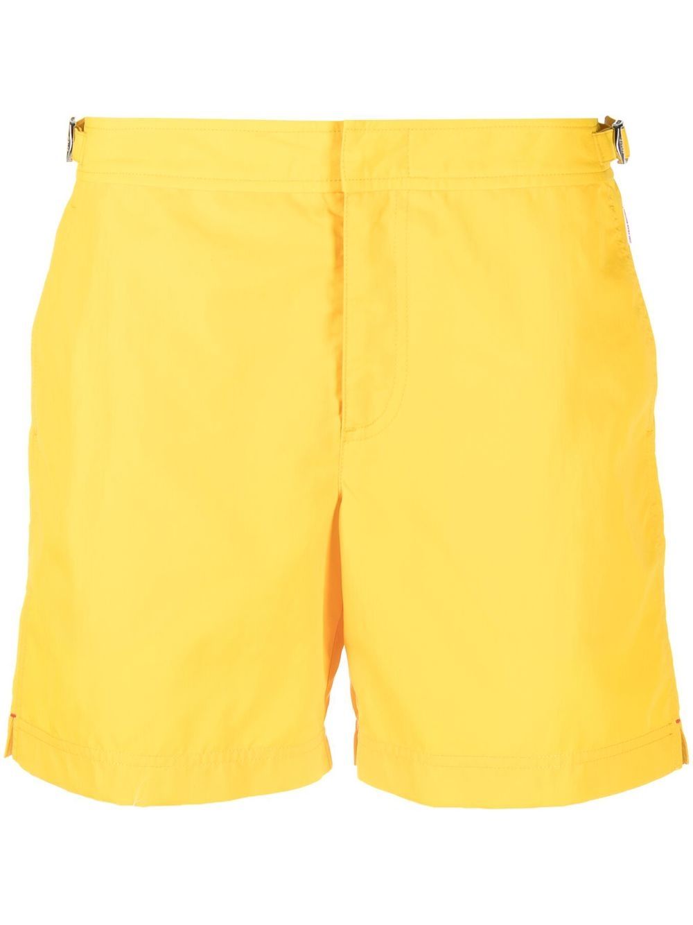 Orlebar Brown concealed-front fastening swim shorts - Yellow von Orlebar Brown